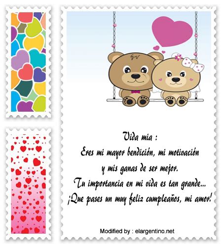MENSAJES Y CARTAS DE FELIZ CUMPLEAñOS PARA NOVIOSDESCARGAR SALUDOS DE