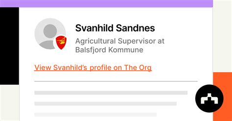 Svanhild Sandnes Agricultural Supervisor At Balsfjord Kommune The Org