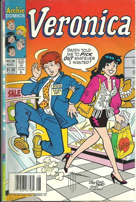 Veronica Comic 36 Aug August 1994 Archie Comics Veronica In Remotely