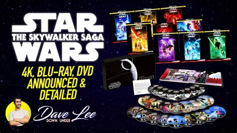 Star Wars The Skywalker Saga 4k Blu Ray Dvd Box Set