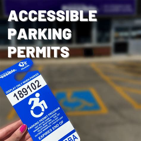 Accessible Parking Permits — Manitoba Possible