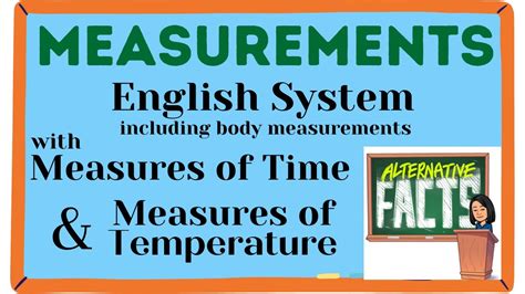 Measurements English System More Than 20 Examples Youtube
