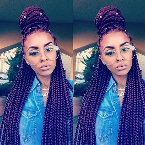 For people who don't have long hair, they will prefer to add extensions to. 7 Different Box Braids Hairstyles for Black Women (Not You ...