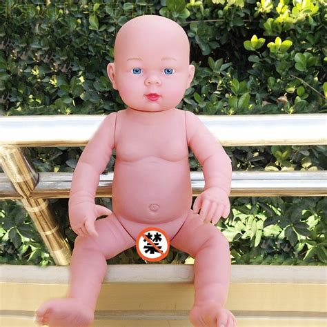 Inches Naked Baby Reborn Dolls Full Vinyl Doll Kid S Toys Gifts Shower Doll Nanny