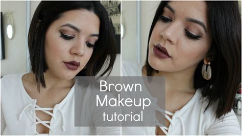 Brown Makeup Tutorial Youtube