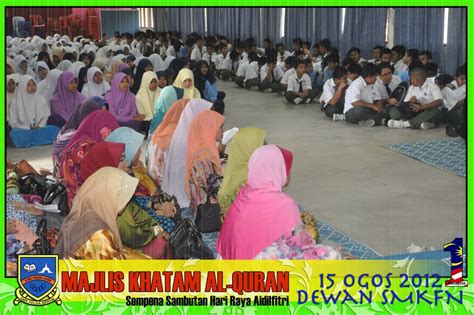 Atur cara majlis 8:00 pagi : MAJLIS KHATAM AL-QURAN 2012