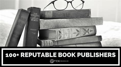List Of 100 Reputable Book Publishing Companies Tck Publishing Ratingperson