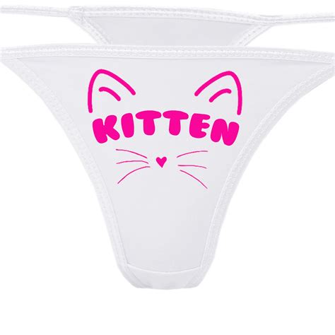Kitten Flirty Cgl White Thong Show Your Slutty Side Choice Of Colors Daddy S Little Slut Daddy S