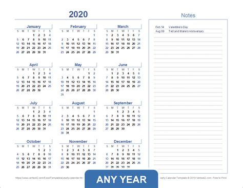 Calendar Template By Vertex42 Com Hq Template Documents
