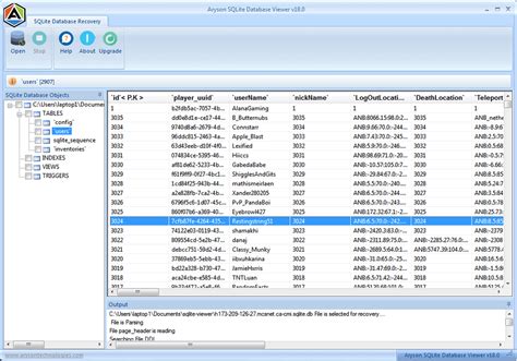 This db viewer also provides some useful dbf editing tools, like insert (to insert values into the table), delete (to delete records from the table), and edit (to alter the existing table values). SQLite Database Viewer - Free Tool to View or Open SQLite ...