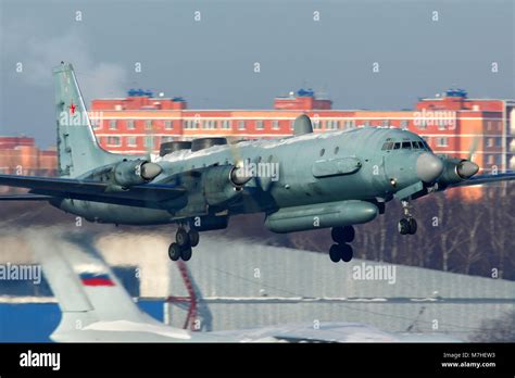 Il 20m Reconnaissance Aircraft Of The Russian Air Force Taking Off From