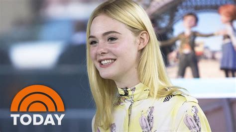 Actress Elle Fanning Talks About ‘leap And Adorable