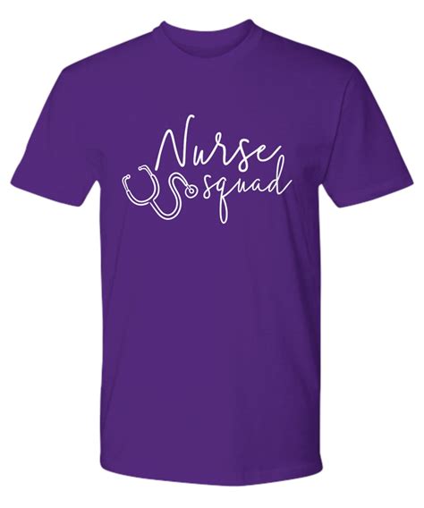 Funny Nurse T Shirt Nurse Squad Er Male Nursing School Student Etsy