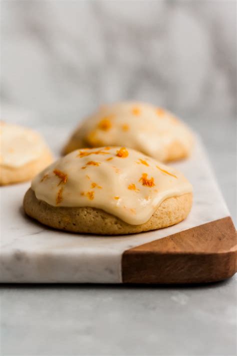 Melt In Your Mouth Italian Iced Orange Cookies Ambitious Kitchen
