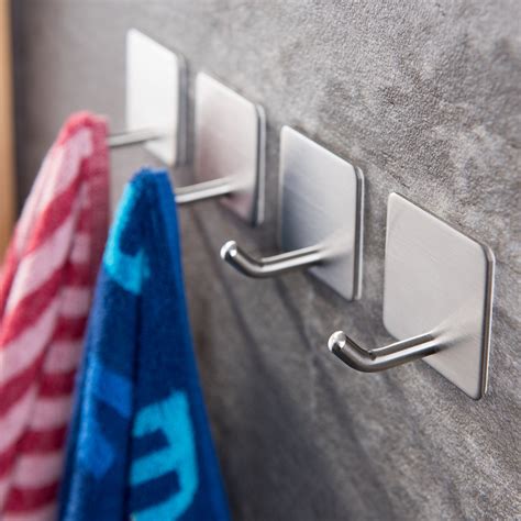 Which Is The Best Stainless Steel 3M Self Adhesive Sticky Hook Wall Bathroom Rack Towel Your