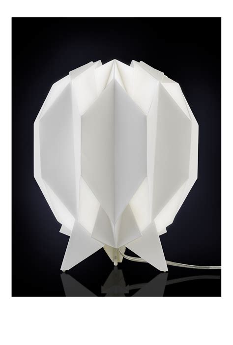 Kura Tischleuchten Weiß Holz Papier Kura Habitat Paper Lamp Designer