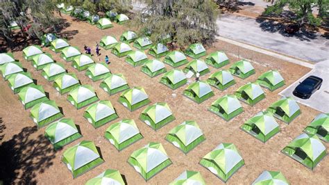 Tampa Sets Up Tent City So Homeless Can Shelter In Place