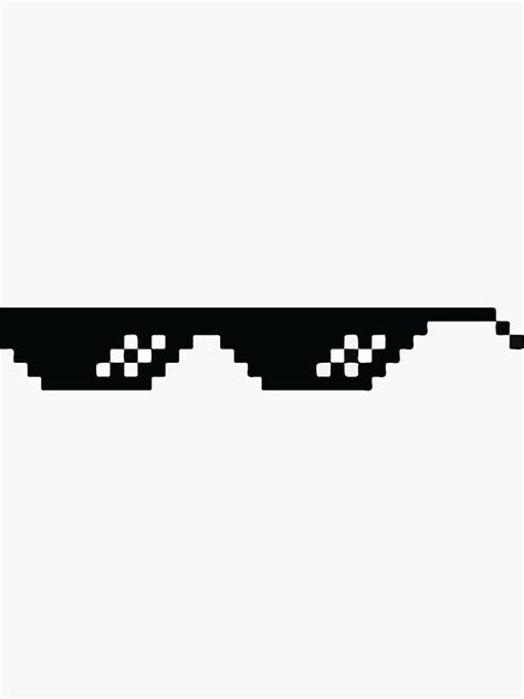 Sunglasses Meme Sticker For Sale By Lujystore Redbubble