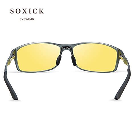 night vision glasses for men women soxick polarized night driving glasses anti glare uv400