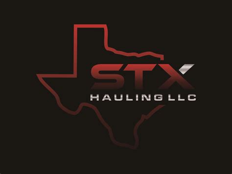 Stx Hauling Llc Logo Design 48hourslogo
