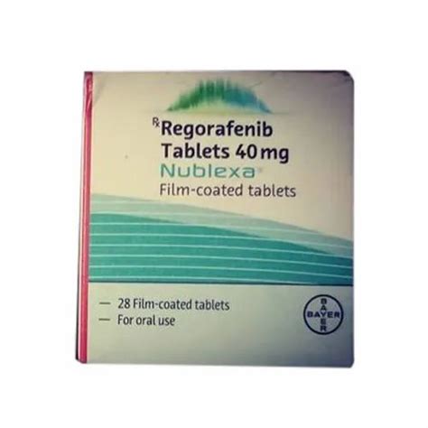 Nublexa 40mg Regorafenib Tablets For Hospitalpersonal And Clinic