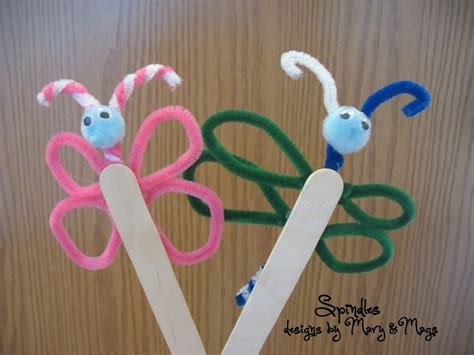 Pipe Cleaner Bugs Spindles Designs By Mary And Mags