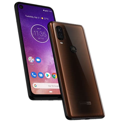 Motorola One Vision Android One Phone With In Screen Camera 48mp Rear