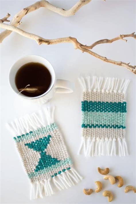 How To Make Woven Coasters A Project For Beginner Weavers Woven