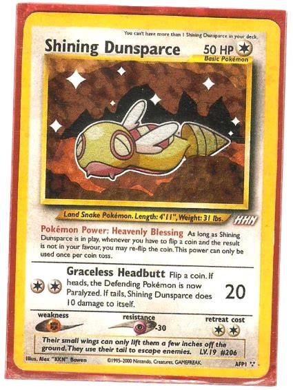 New Shining Dunsparce Card By Icycatelf On Deviantart