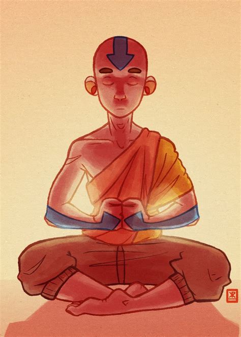 Meditate Avatar Airbender Avatar The Last Airbender Avatar Aang