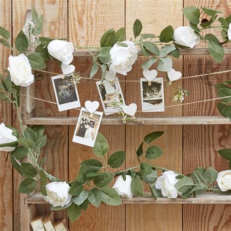 Rose Wedding Garland Floral Bridal Shower Decorations Enfete
