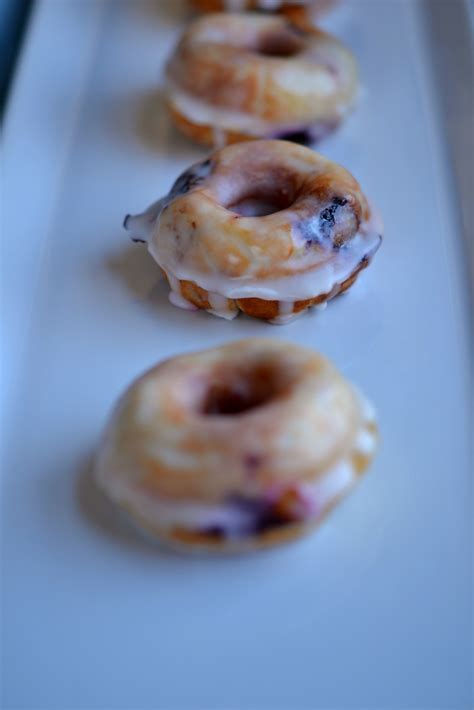 Maple Blueberry Doughnuts With A Lemon Glaze ⋆ Great Gluten Free
