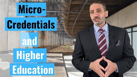 Micro Credentials And Higher Education Youtube