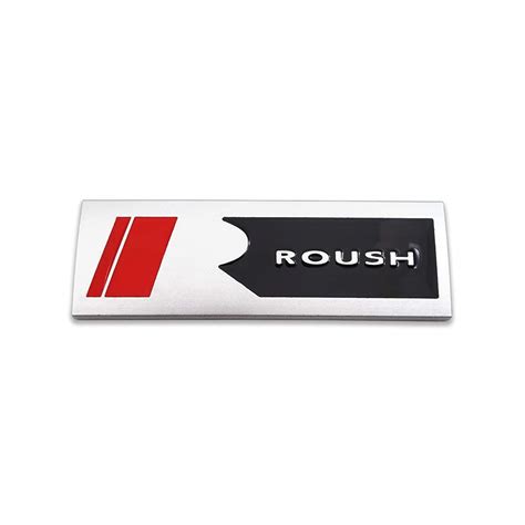 Buy Axlezx 3d Matte Metal Roush Logo Car Emblem Premium Rear Trunk