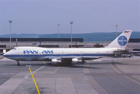 Pan Am Boeing 747 100 N748pazrh July 1986 Cah Clipper Flickr