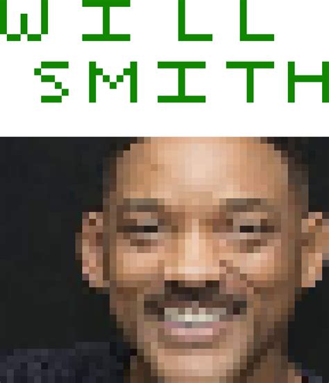 Will Smith Pixel Art Maker
