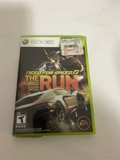 Need For Speed The Run Limited Edition Microsoft Xbox 360 2011