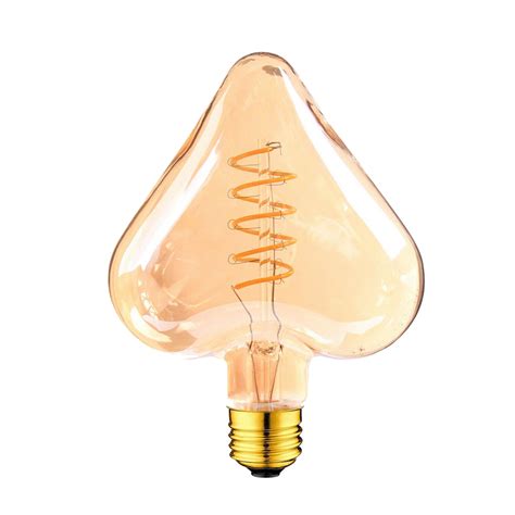 Led Soft Light Bulb Alan Heart Form Warm White 4w — Clasterior