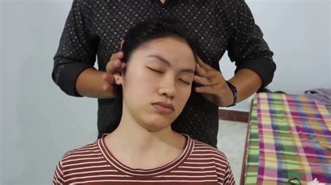 Asmr Full Massage Head Back And Leg Massage Relaxing Youtube