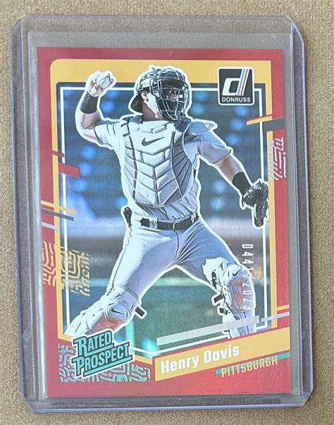 Henry Davis 4412023 Rated Prospect Donruss Pittsburgh 36 Panini Mlb