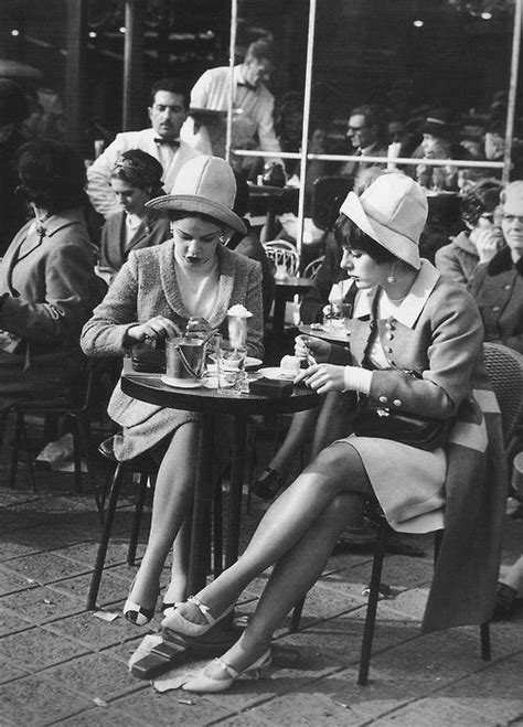 Two Women In Paris France C 1960 Paris Vintage Street Fashion