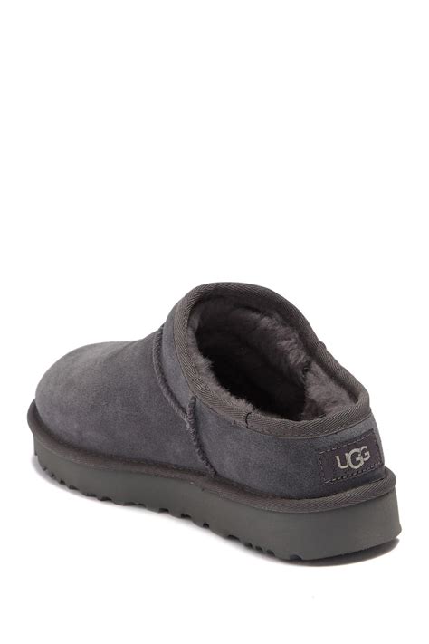 Ugg Suede Classic Slipper In Grey Gray Lyst