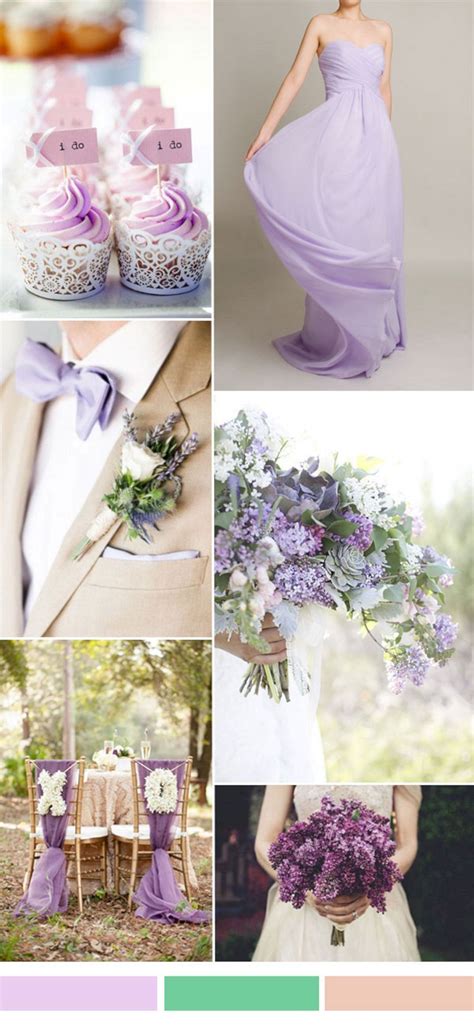 Wedding Color Combination Ideas Light Purple Wedding Wedding Color