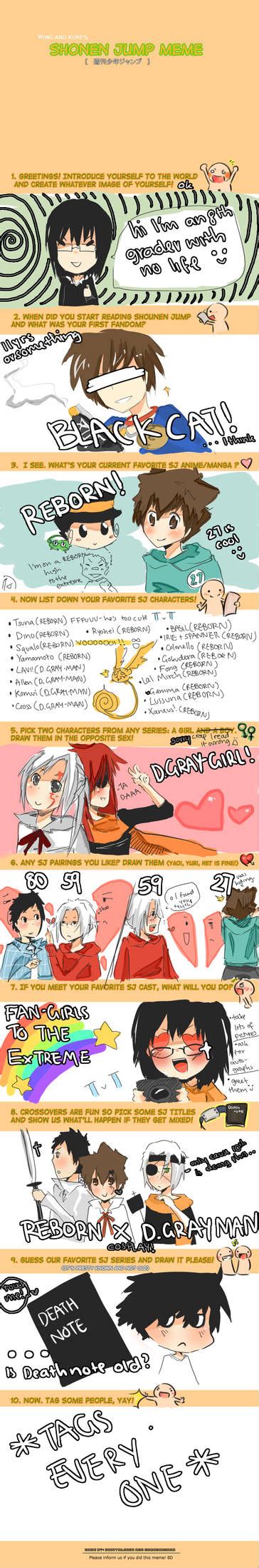 Shonen Jump Meme By Jennyyhuang On Deviantart