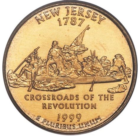 ¼ Dollar Washington Quarter New Jersey Pattern United States