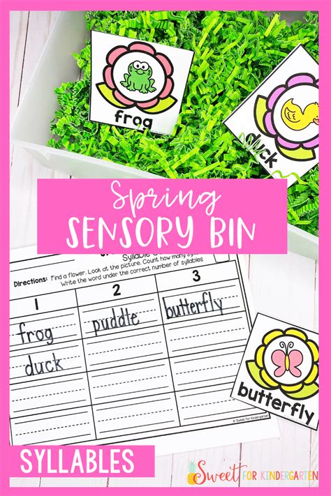 Looking For A Fun Kindergarten Spring Activity This Sensory Bin Activity Focuses On Counting