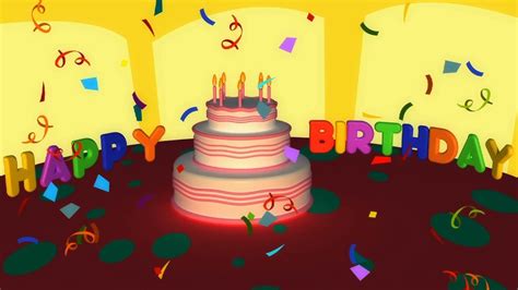 You can check more about the history behind birthdays. Birthday Songs - Happy Birthday Song - YouTube