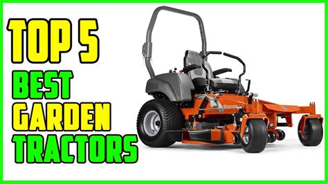 Top 5 Best Garden Tractors 2022 Youtube