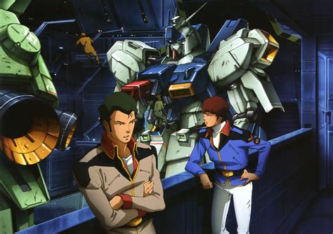Amuro Ray Bright Noa Jegan And Re Gz Gundam And 1 More Danbooru