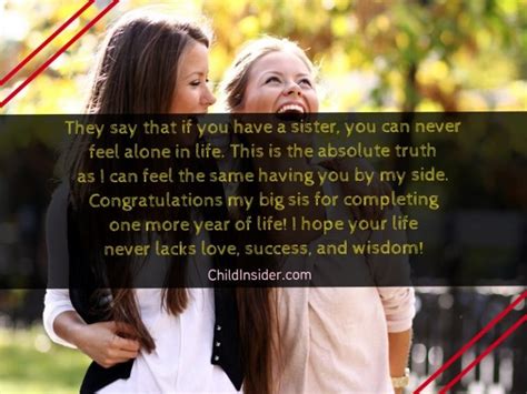 Happy Birthday To My Big Sister 20 Unique Quotes 2021